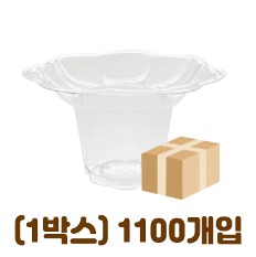 200CC 꽃 아이스크림 빙수 컵 (1박스 -1100개입)